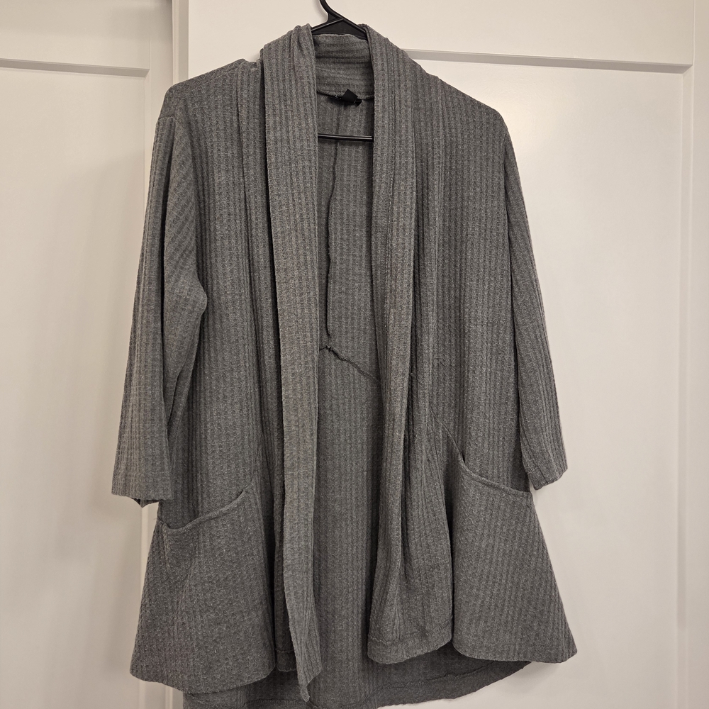 Link Gray Textured Cardigan